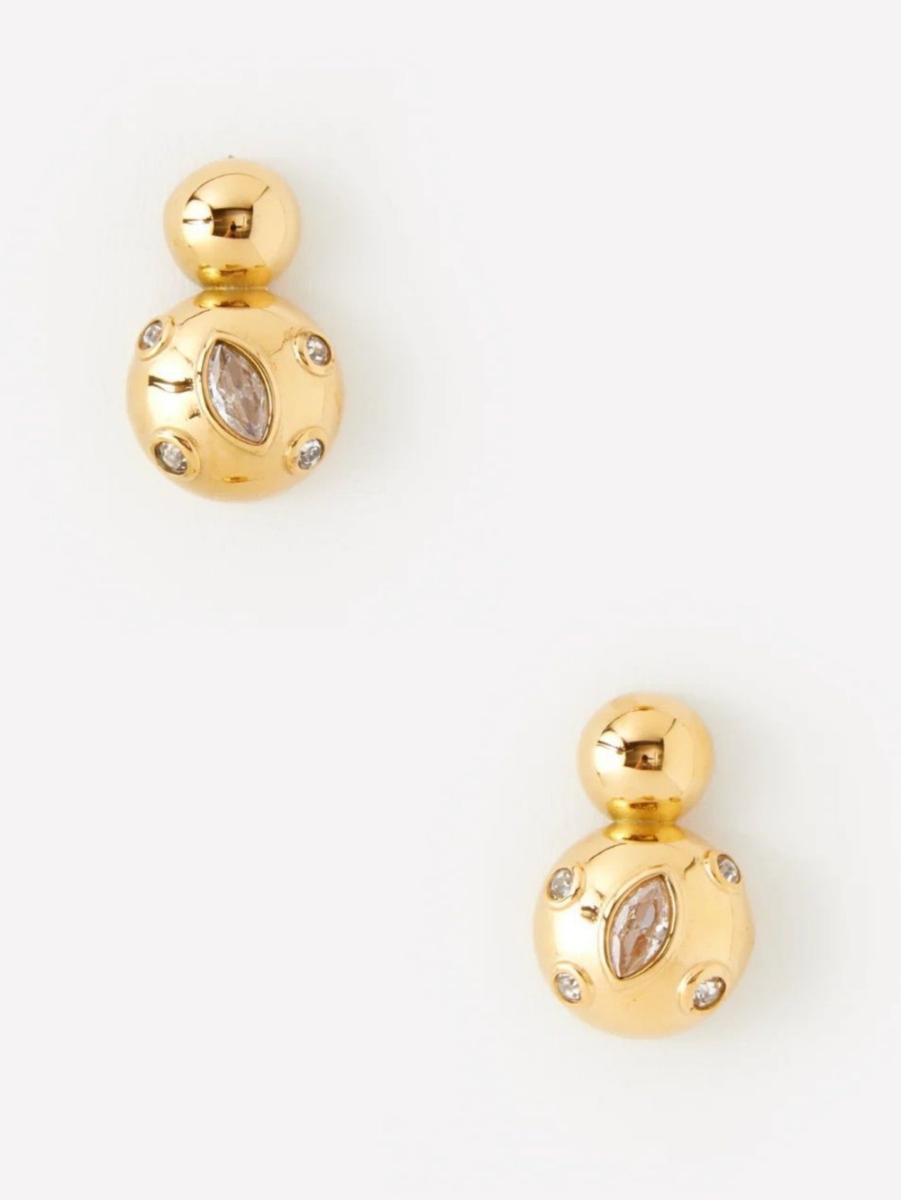 NWT 8 Other Reasons Marquise Ball Drop Earrings